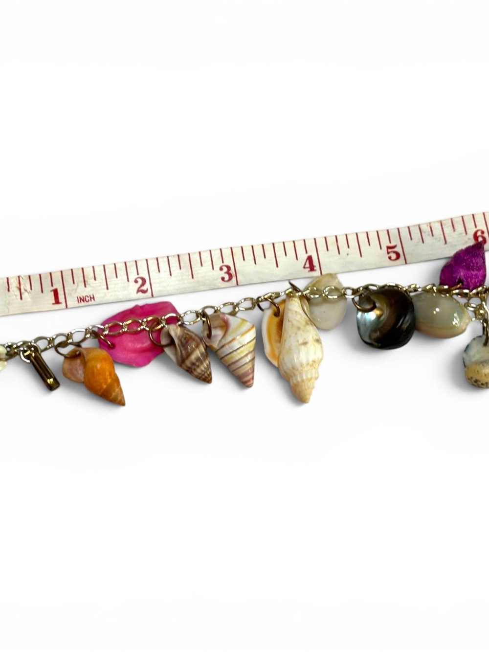 Vintage Florida Seashell Charm Bracelet in Box - Picture 4 of 9